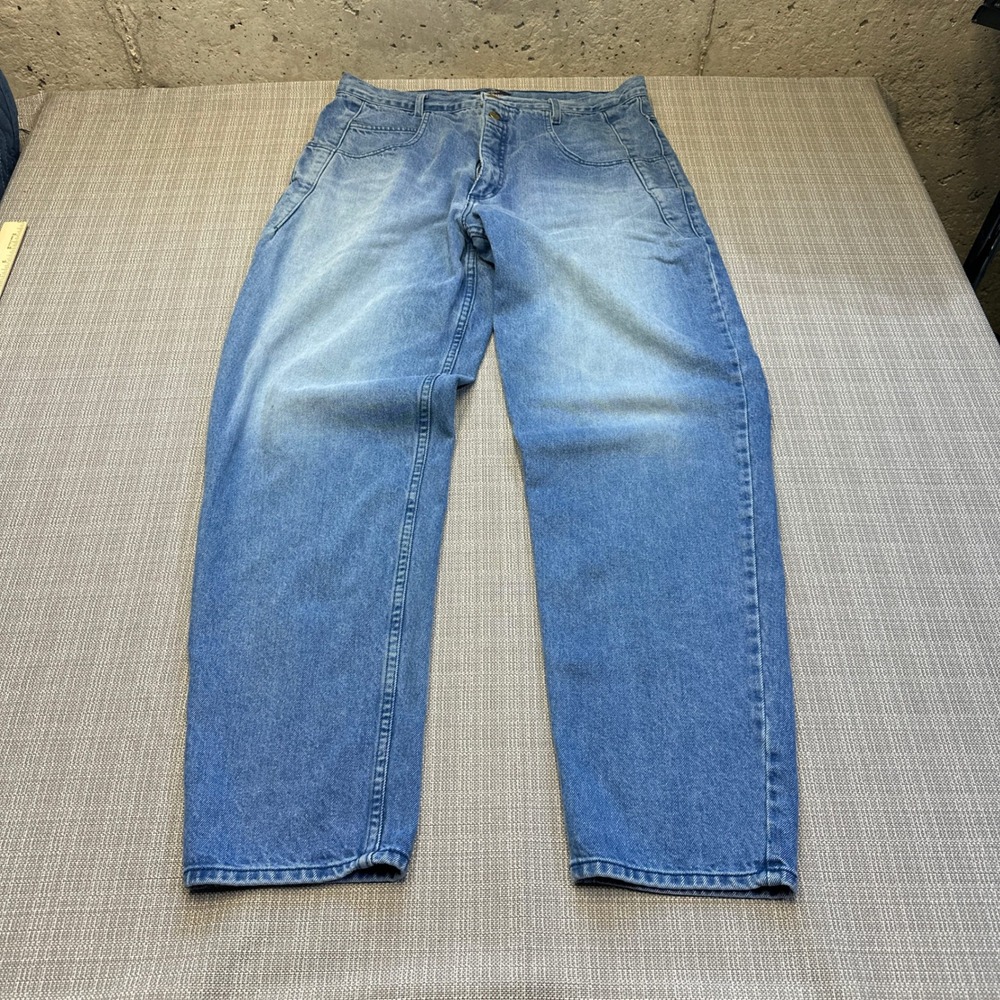 Vintage Guess Georges Marciano Jeans Mens 38 Light Wash Tapered USA made *